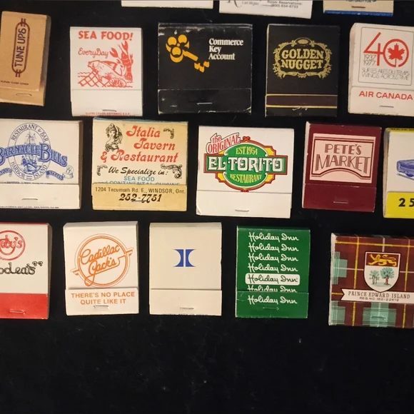 Assorted Matchbook Collection - Multicolor Designs - Picture 5 of 10